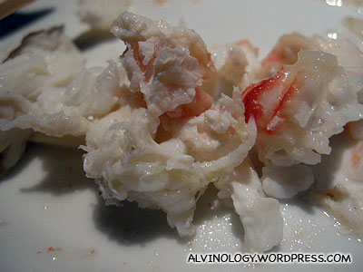 Peeled King Crab meat