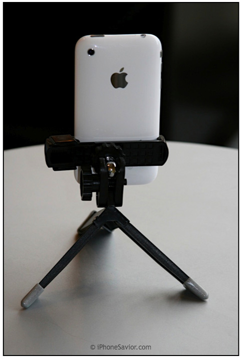 iPhone Tabletop Mini Tripod (rear)