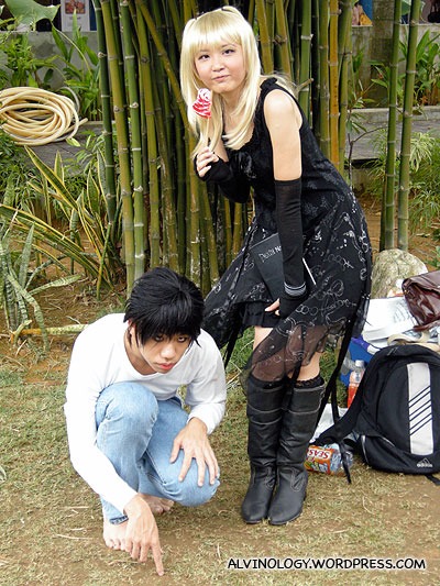 L and Misa from Deathnote