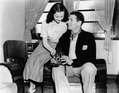Sir Laurence Olivier and Vivien Leigh on holiday in Queensland