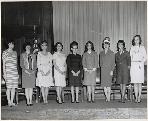 Photograph of Miss Archives Contest in the Auditorium, 1966