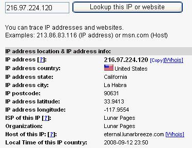 精确查询国外IP地址