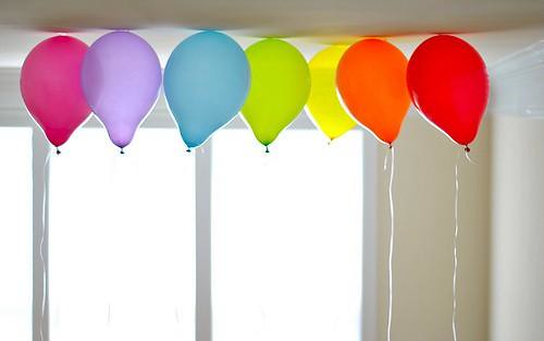 rainbow balloons crooked house blog