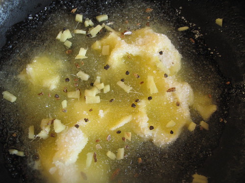 Butter, sugar, cardamom and ginger