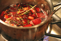 borscht cooking