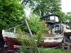 Christiania, casa con barco