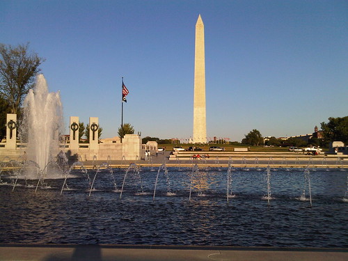 Washington Monument as seen from WWII Memorial