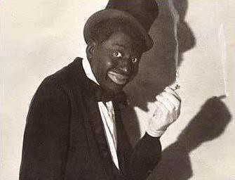 Bert Williams in blackface