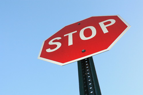 Stop Sign by thecrazyfilmgirl, on Flickr