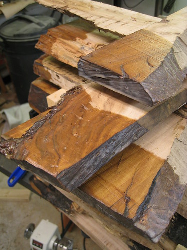 sealed Eucalyptus slab ends
