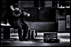 The busker