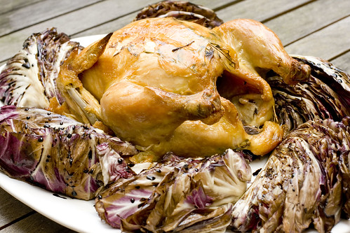 Roasted Chicken with Grilled Radicchio 5