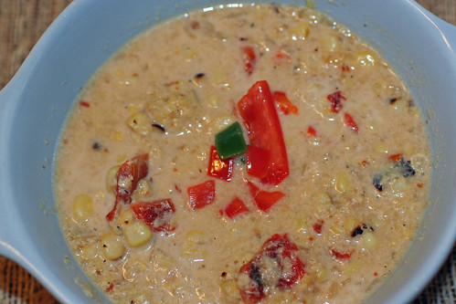 grilled spicy corn soup
