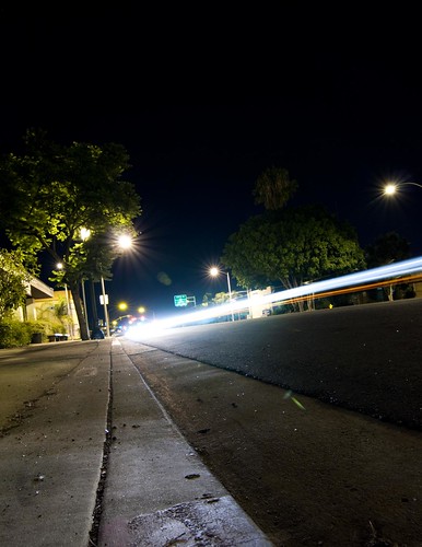 Adams Avenue at night