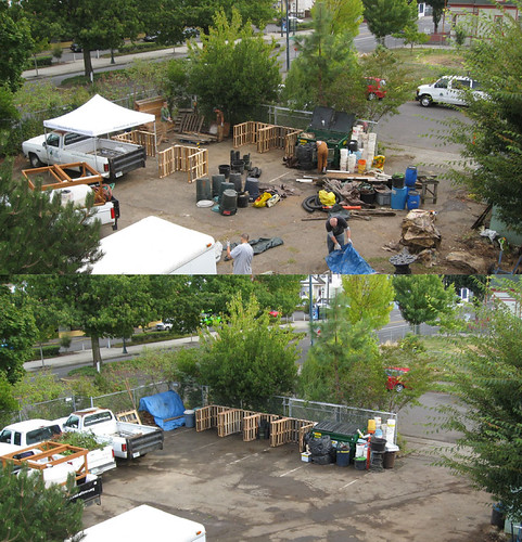 Friends of Trees lot--before and after