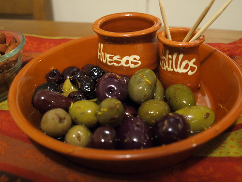 warm olives