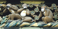 Nikko June 2 - Three Monkeys detail