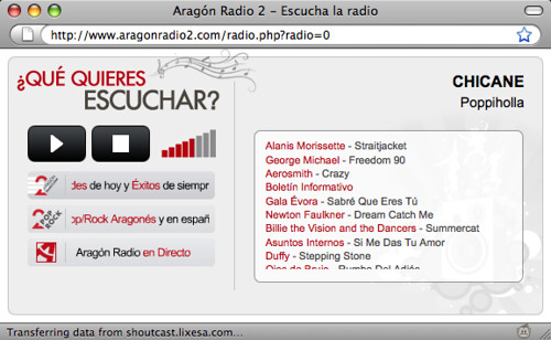 Player Aragón Radio