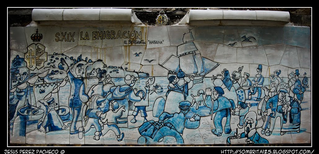 La historia de Ribadesella en 6 paneles de cerámica de Mingote