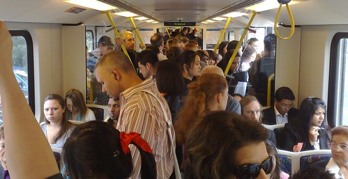 Crowded train, Frankston line