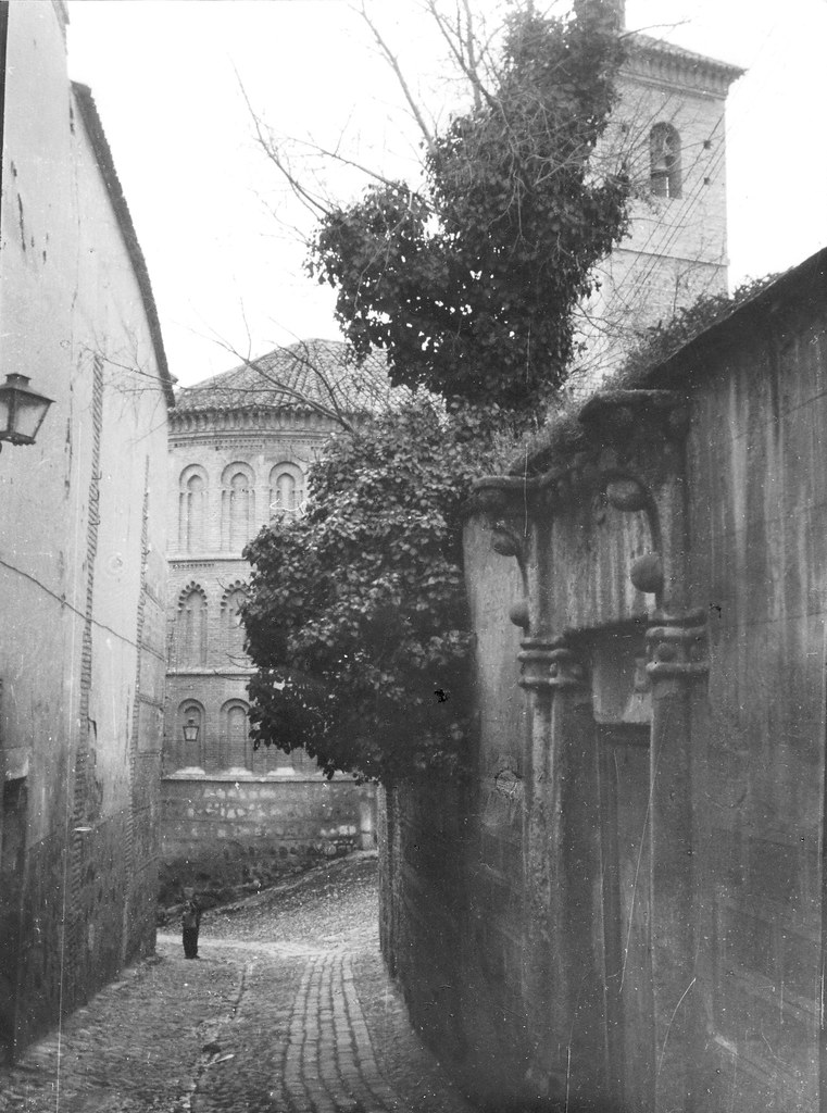 Iglesia de San Bartolomé (Toledo) en febrero de 1963. Fotografía de Eduardo Butragueño Bueno