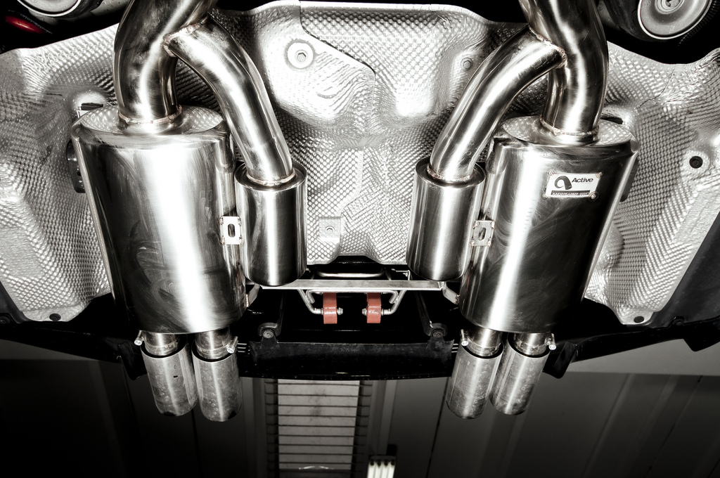 Active Autowerke E9X M3 Signature Exhaust System w/ X Pipe *Underneath