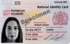 UK ID Card - Front