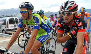 Ivan Basso - Valverde vuelta 2009 stage 8