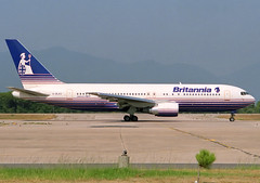 Britannia B767-204 G-BLKV GRO 12/08/1988
