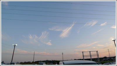 2009年8月16日の雲