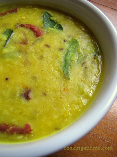 Moong Dal Tadka / Parippu Curry / Dal Tadka Recipe