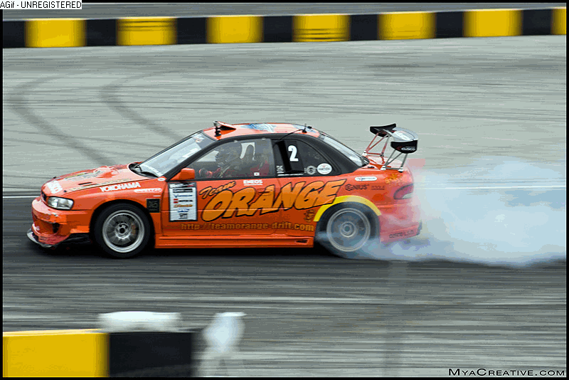 Team Orange drift crash GIF -  - Nissan 350Z and 370Z Forum  Discussion