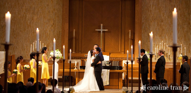 santa monica wedding photo