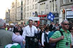 Clan Fraser at The Clan Parade at The Gathering 2009