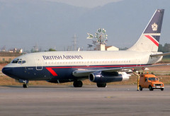 British Airways B737-236 G-BKYM PMI 24/07/1988