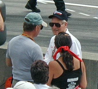 indy02031 Paul Newman at Vancouver Molson Indy Race 2002