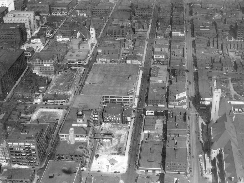 Aerial View of Downtown, 1926 – Preservation Research Office