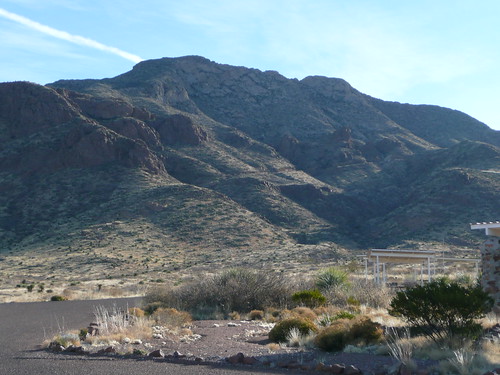 The mountains north of El Paso. 