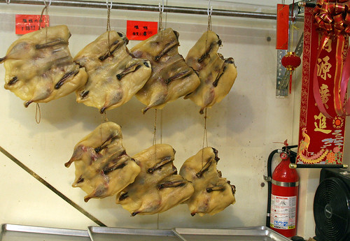 Buying Cured Duck in China Town