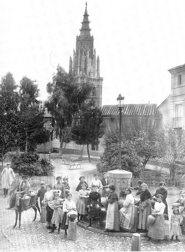 Plaza del Padre Juan de Mariana (Toledo) a principios del siglo XX
