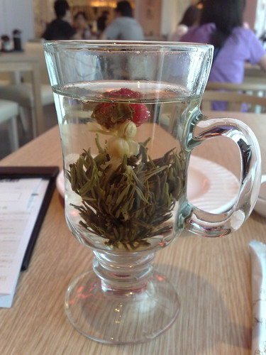 Blossom in the tea