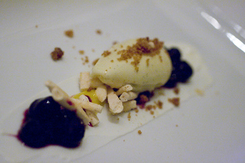 blueberry compote, cheesecake ice cream, marscapone 2