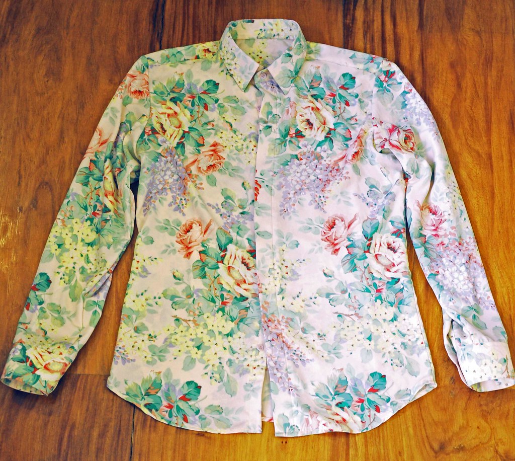 My Debut as a Frustrated Designer: The Floral Shirt
