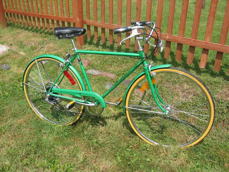 vintage schwinn suburban bicycle