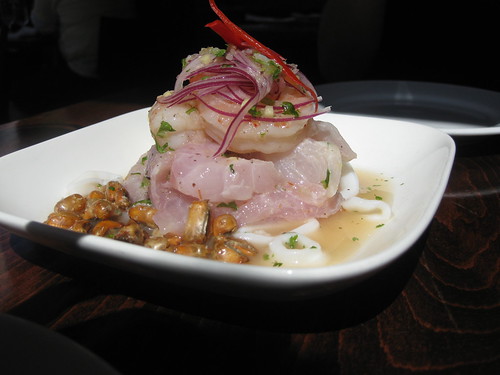 Limon Rotisserie in San Francisco - Ceviche with shrimp, halibut, calamari