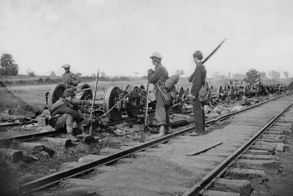 animated stereo) Union soldiers during a disasterous batt… | Flickr