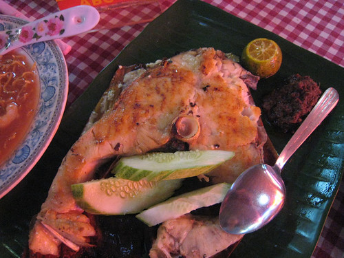 Grilled fish at Top Spot