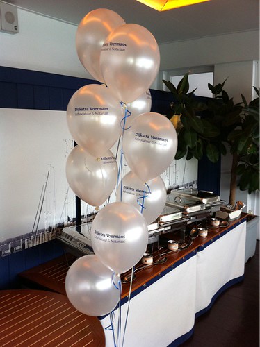 Helium Balloons Printed Corporate Party Dijkstra Voermans Advocatuur & Notariaat DVAN Lommerrijk Hillegersberg Rotterdam