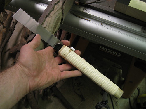 bent up Japanese flush-cut pull saw from Rockler