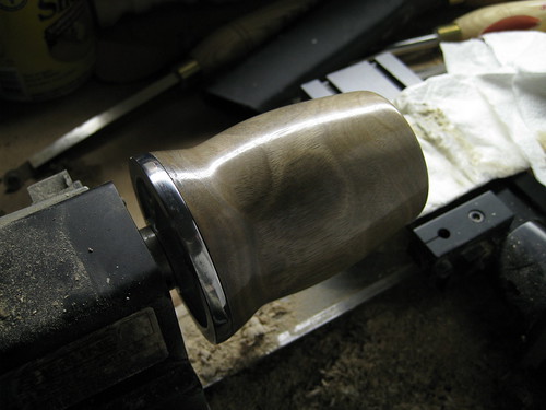 sealing a turned Eucalyptus cup